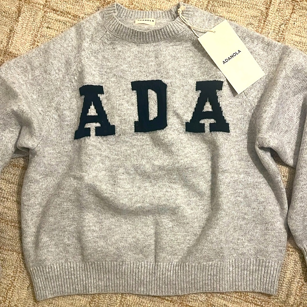 Adanola ADA Knit Sweatshirt XS NWT